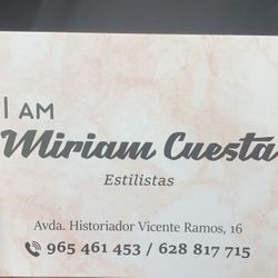 I Am Miriam Cuesta, Avenida Historiador Vicente Ramos, 16, 03540, Alicante