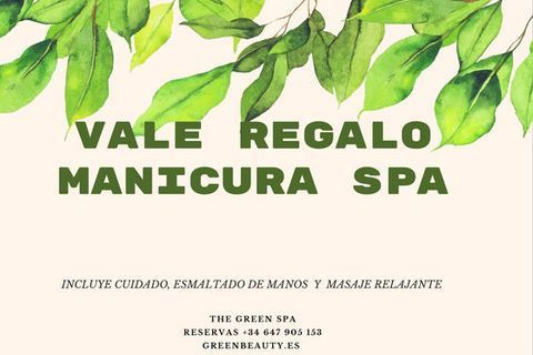Vale Regalo Manicura Spa/Spa Manicure Gift Voucher portfolio