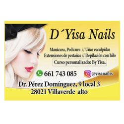 Yisa Nails Brows, C/Dr. Pérez Domínguez,9,Local 3, 28021 Villaverde Alto, 28021, Madrid