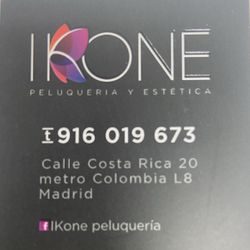 iKone Peluquería, C. de Costa Rica, 20, 28016, Madrid
