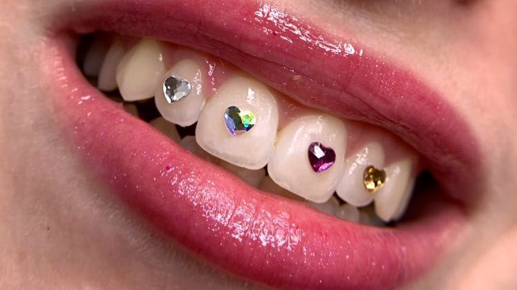 50 piezas de gemas dentales cristales Swarovski® sin plomo diseños