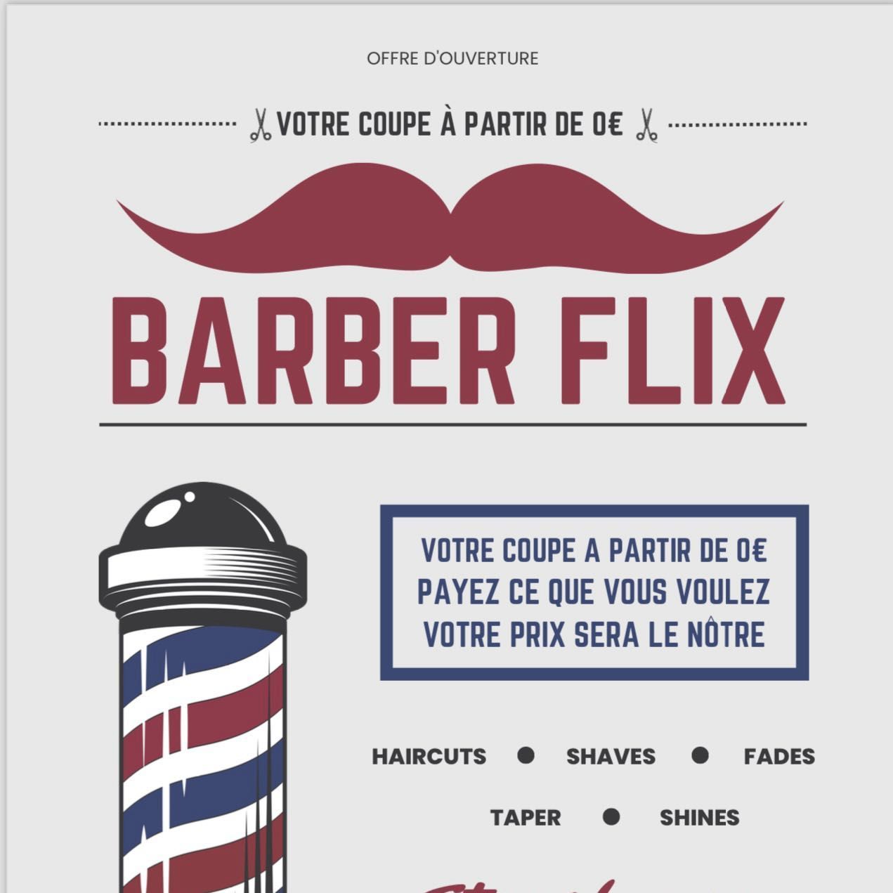 Barberflix, 20 Quai du Bassin Dusuzeau, 20, 67100, Strasbourg