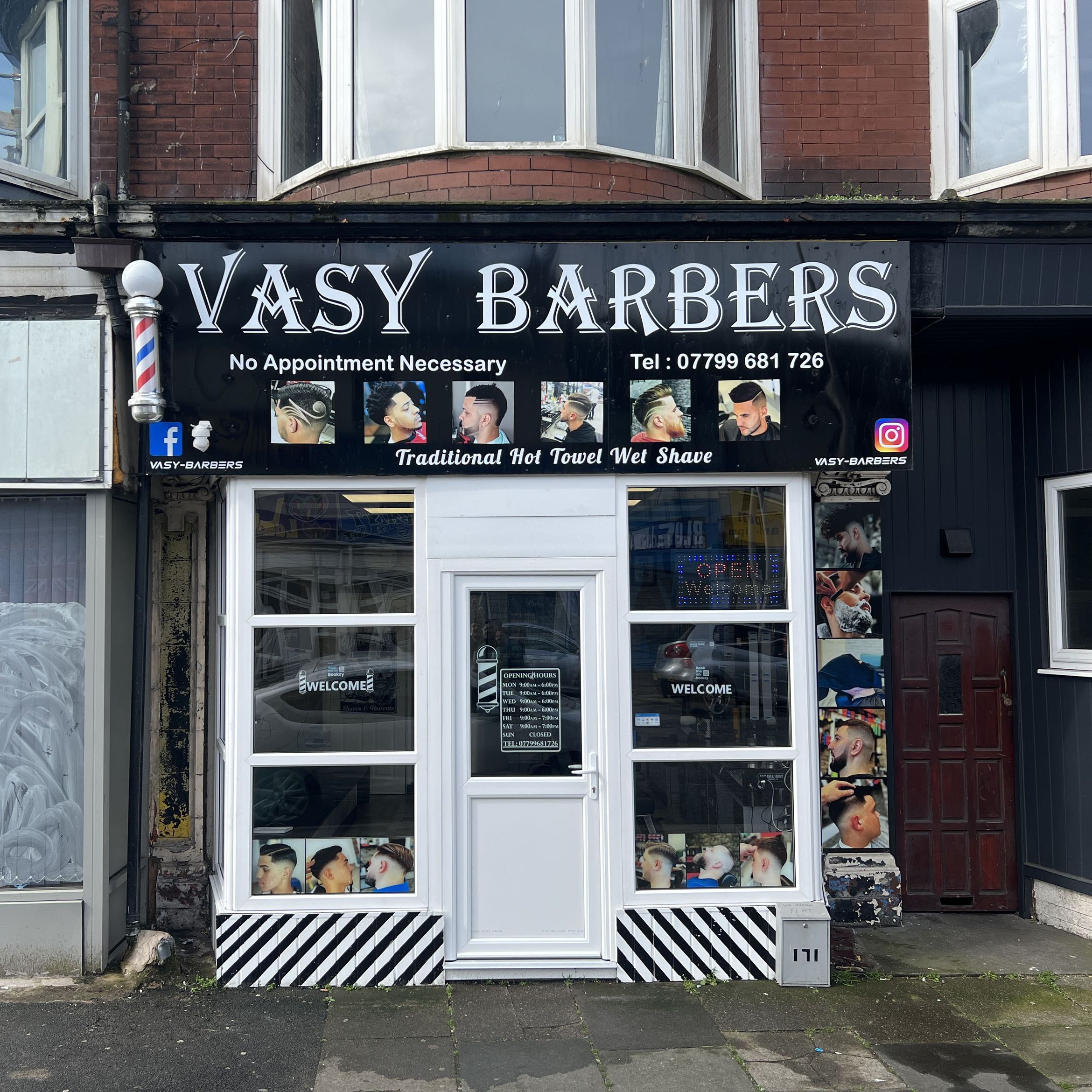 VASY BARBERS, 171 Central Drive, FY1 5ED, Blackpool