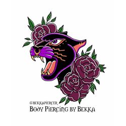 Body Piercing By Bekka, 46 Brook Street, Crawling Panther Tattoo Parlour, CV34 4BL, Warwick