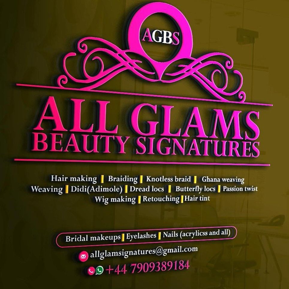 All Glams Beauty Signatures, 107 Burroughs Drive, DA1 5TW, Dartford