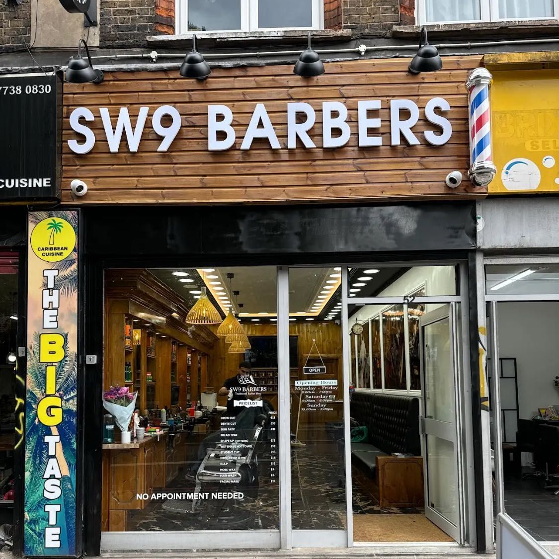 SW9 BARBERS LIMITED, 52 Brixton Road, SW9 BARBERS, SW9 6BS, London, London