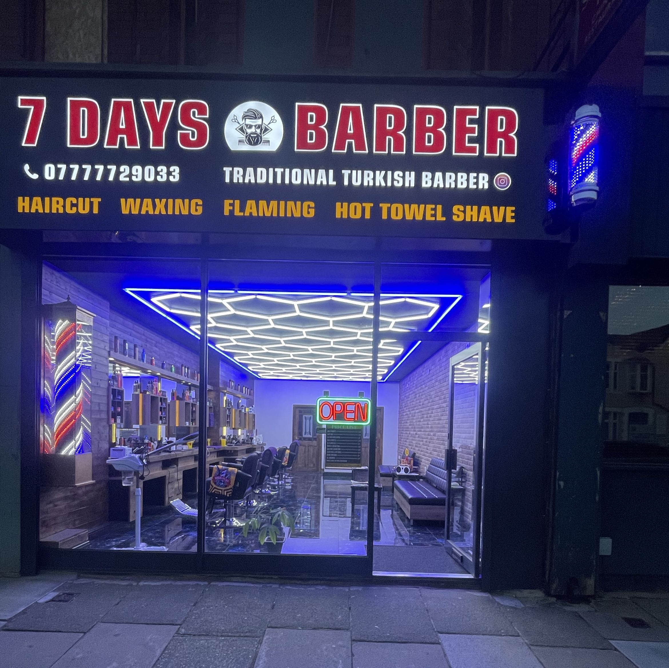 7 days barber, 45 Crosby Road North, L22 4QB, Liverpool