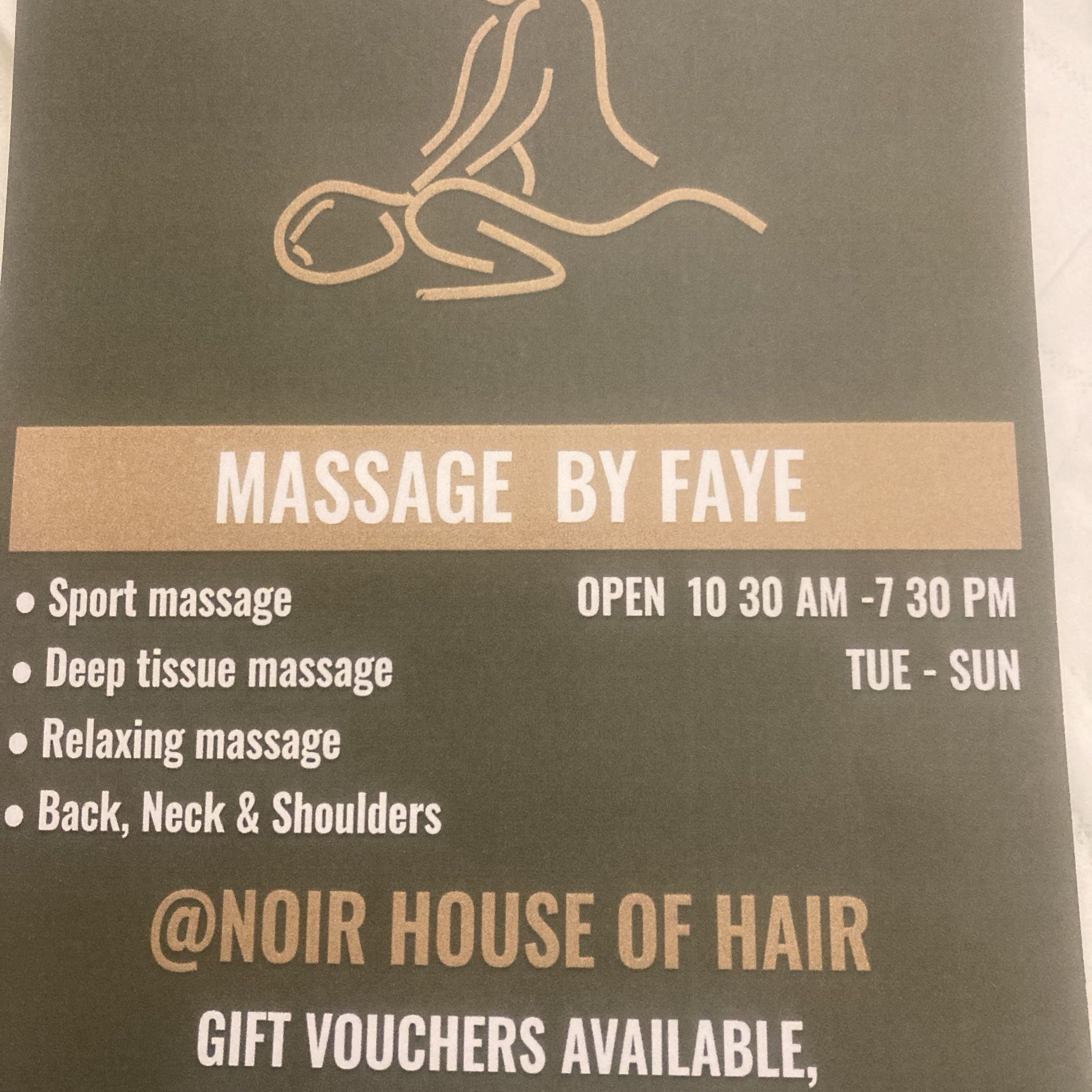 Massage by Faye, 3d Harrogate Road, Rawdon, LS19 6HW, Leeds