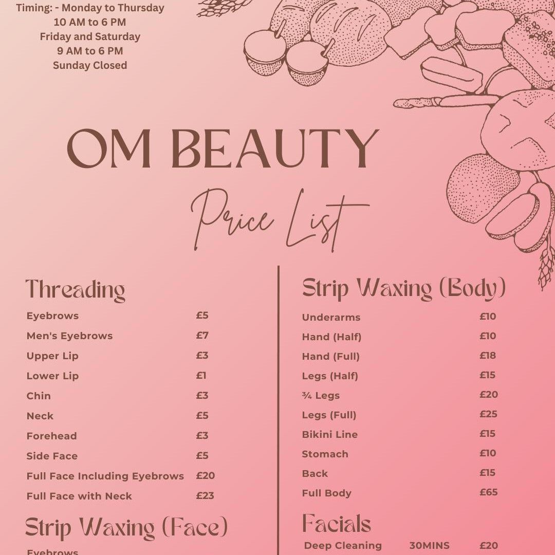 Om Beauty Place, High Street, Unit 3, 90 The Brodway, HP5 1EG, Chesham