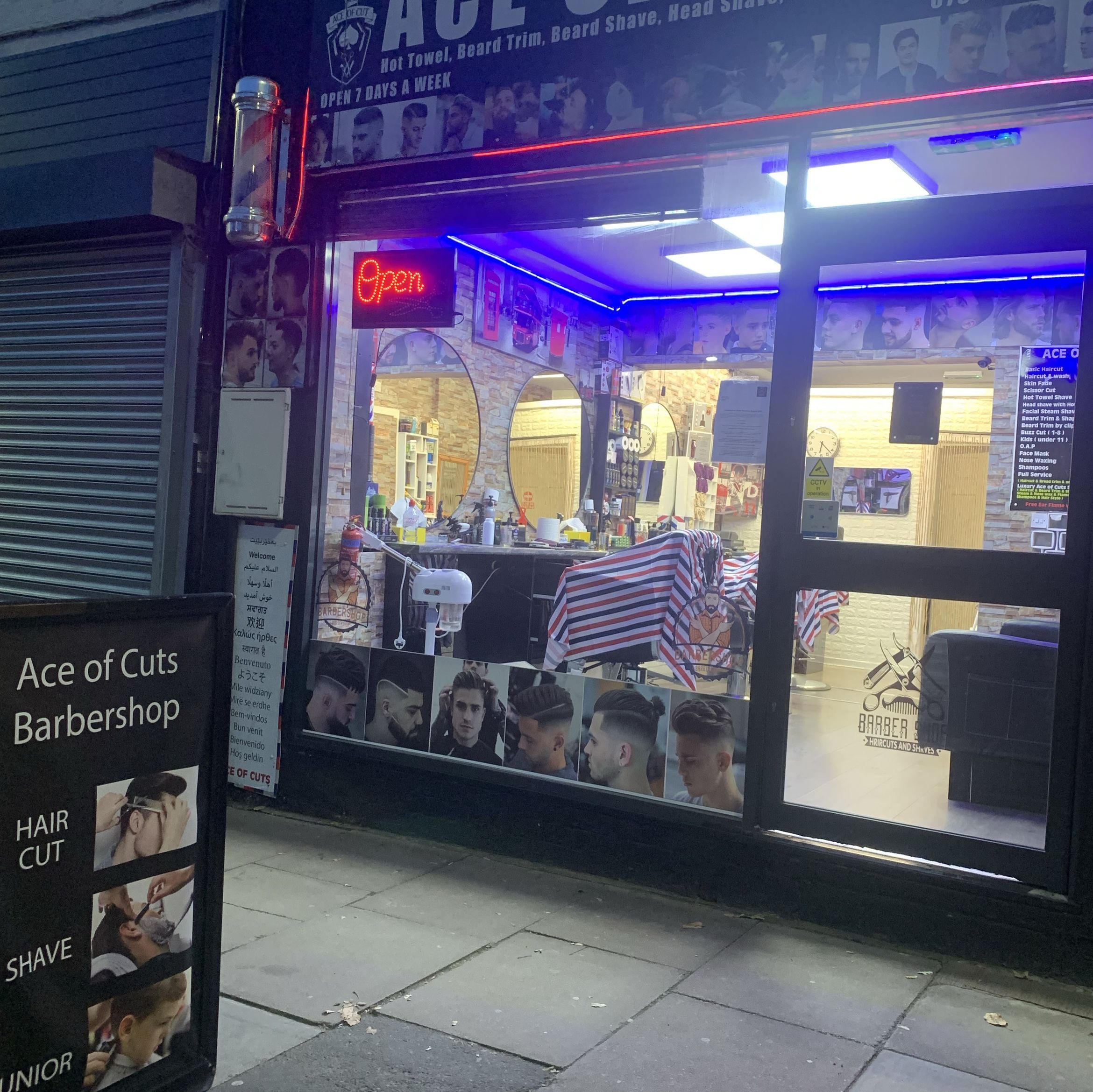 Ace of cuts, 29 Welford Road, LE2 7AD, Leicester