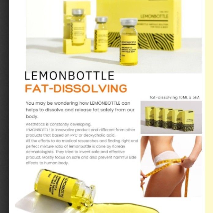 Lemon Bottle Fat Dissolve Medium Area portfolio