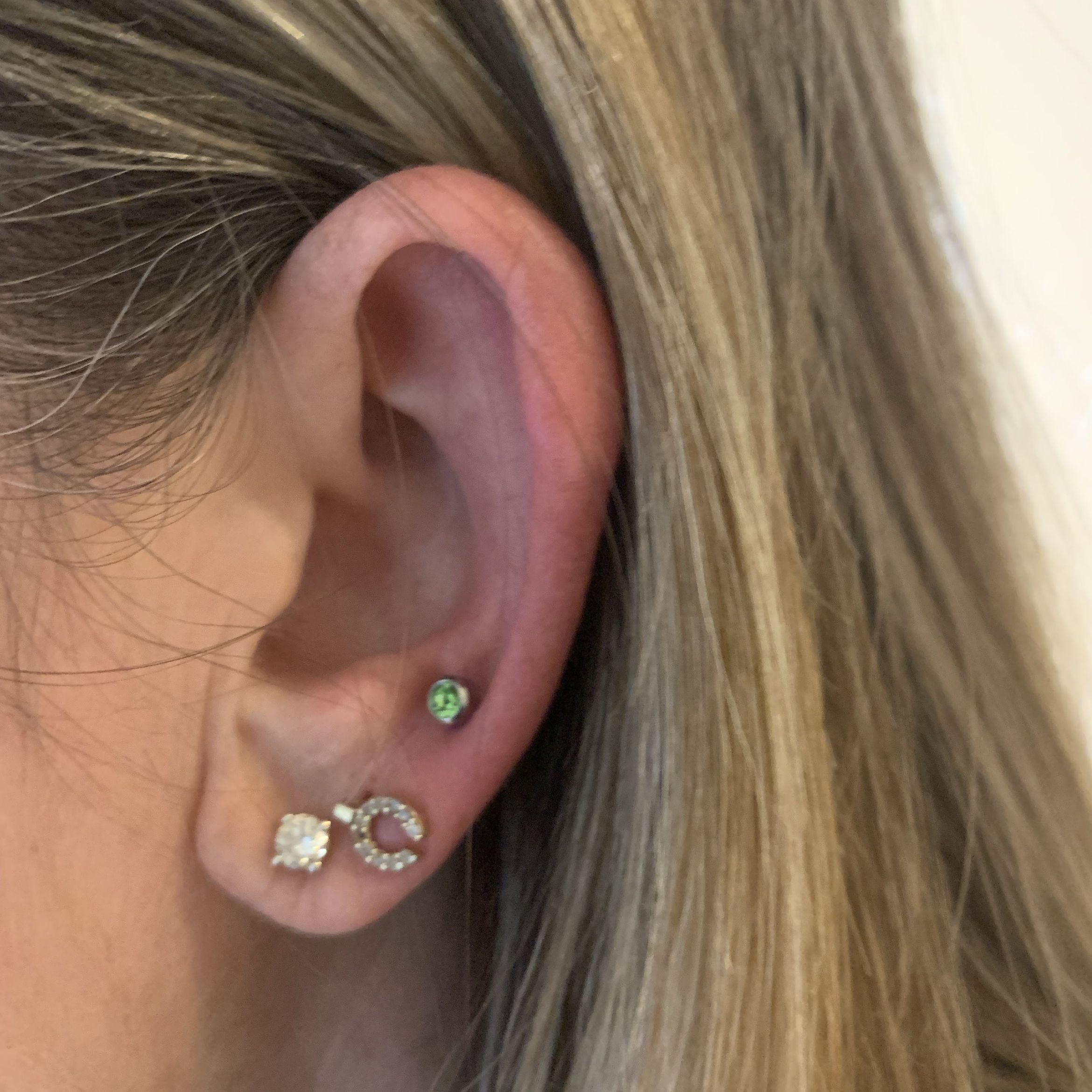 Ear Lobe / Cartilage Piercing portfolio