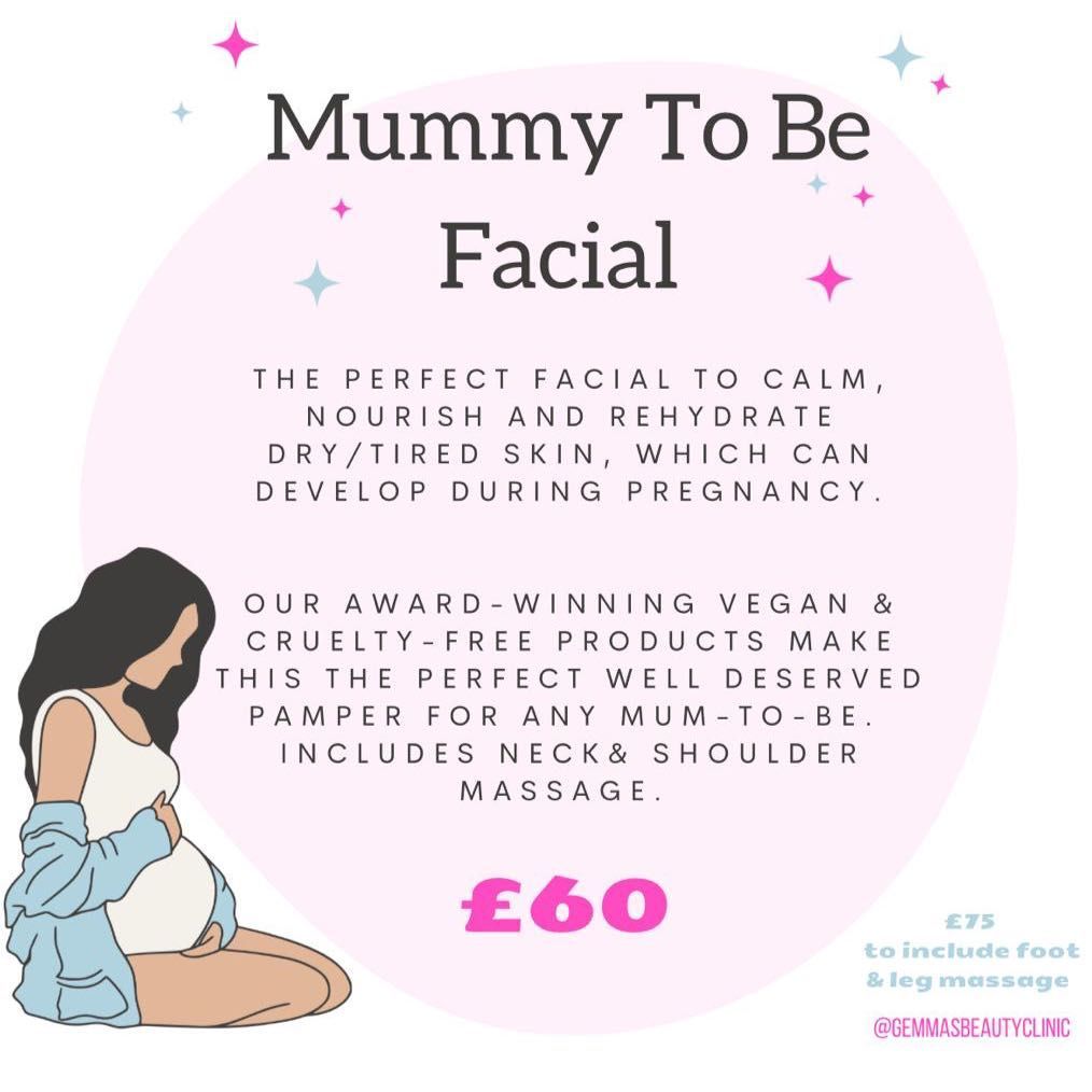 Mummy to be Facial £60 portfolio