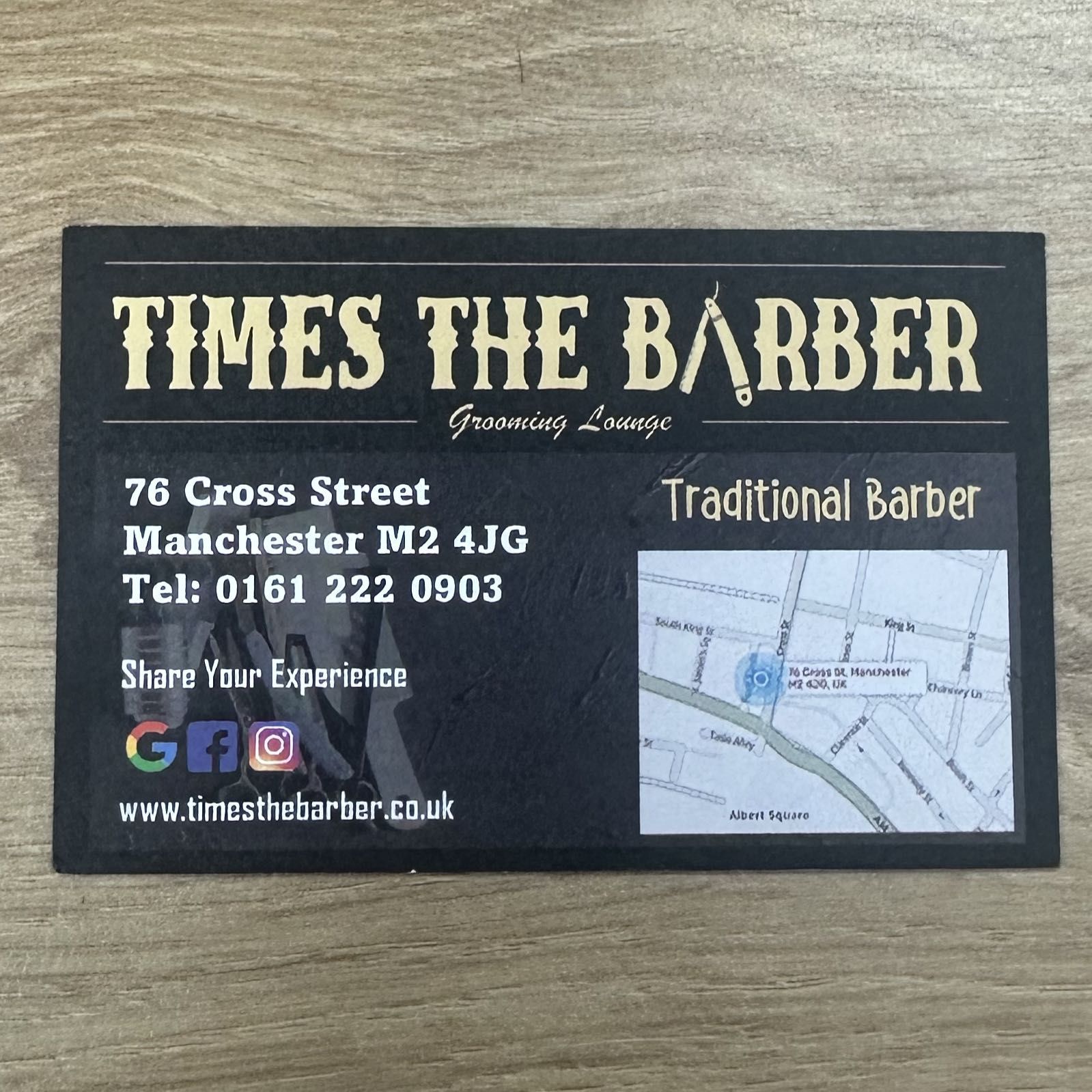 Times The Barber, 76 Cross Street, M2 4JG, Manchester