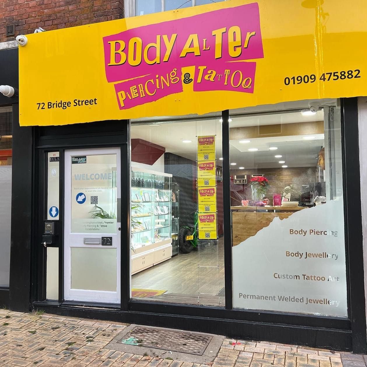 BodyAlter, 72 Bridge Street, S80 1JA, Worksop, England