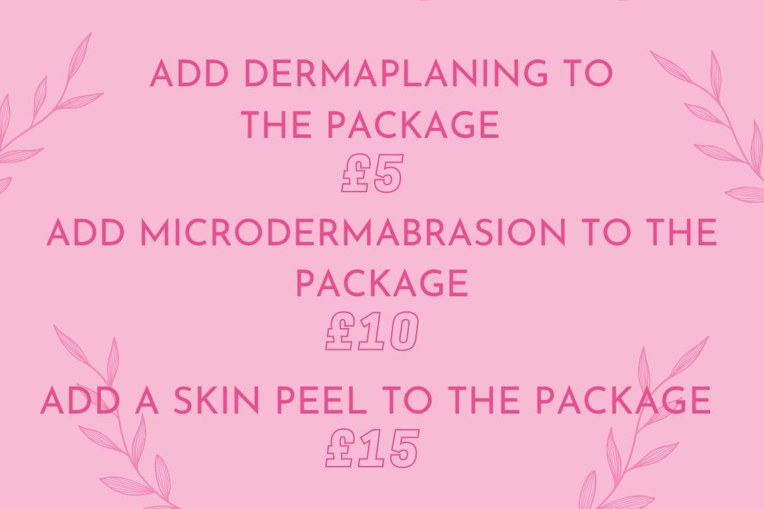 PACKAGE ADD ONS- MICRODERMABRASION portfolio