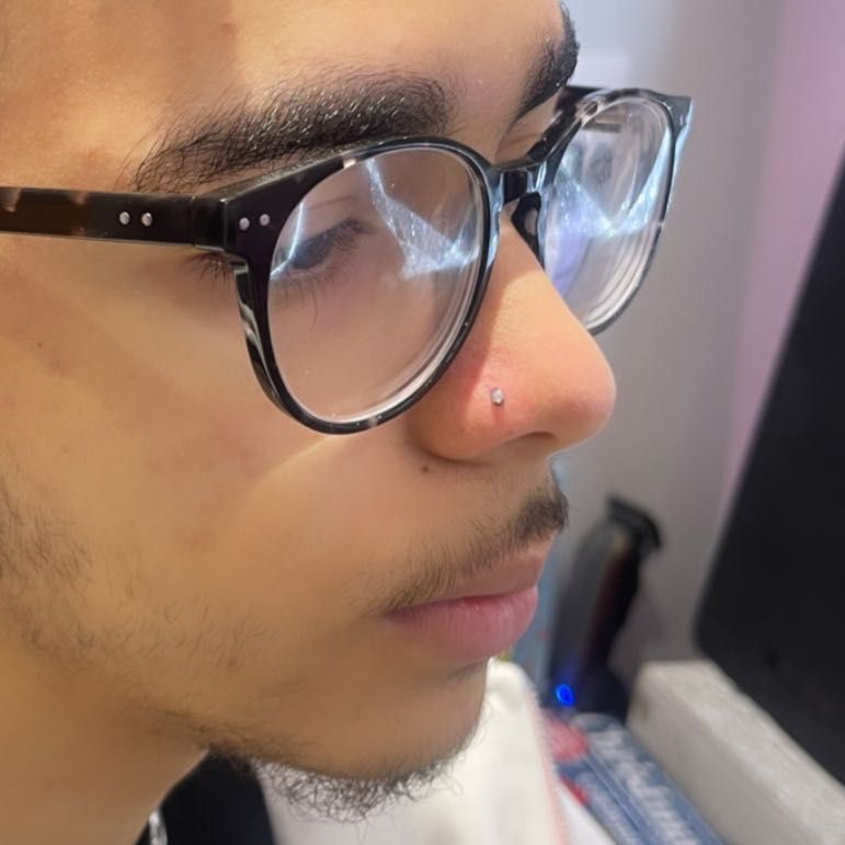 Ear or nose piercing portfolio
