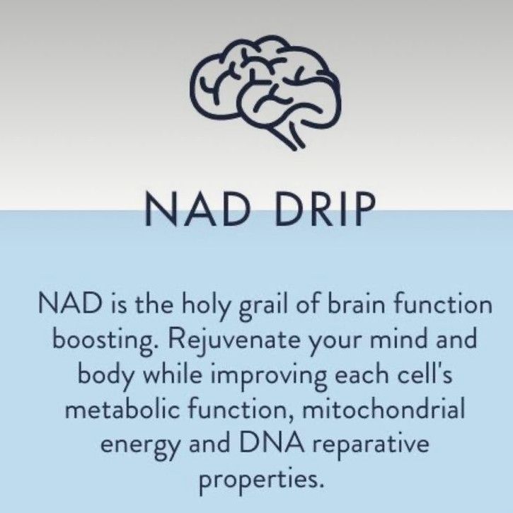 NAD+  Drip portfolio