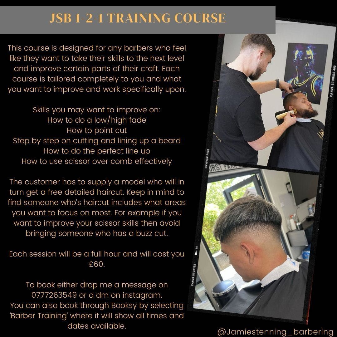 Barber Training portfolio