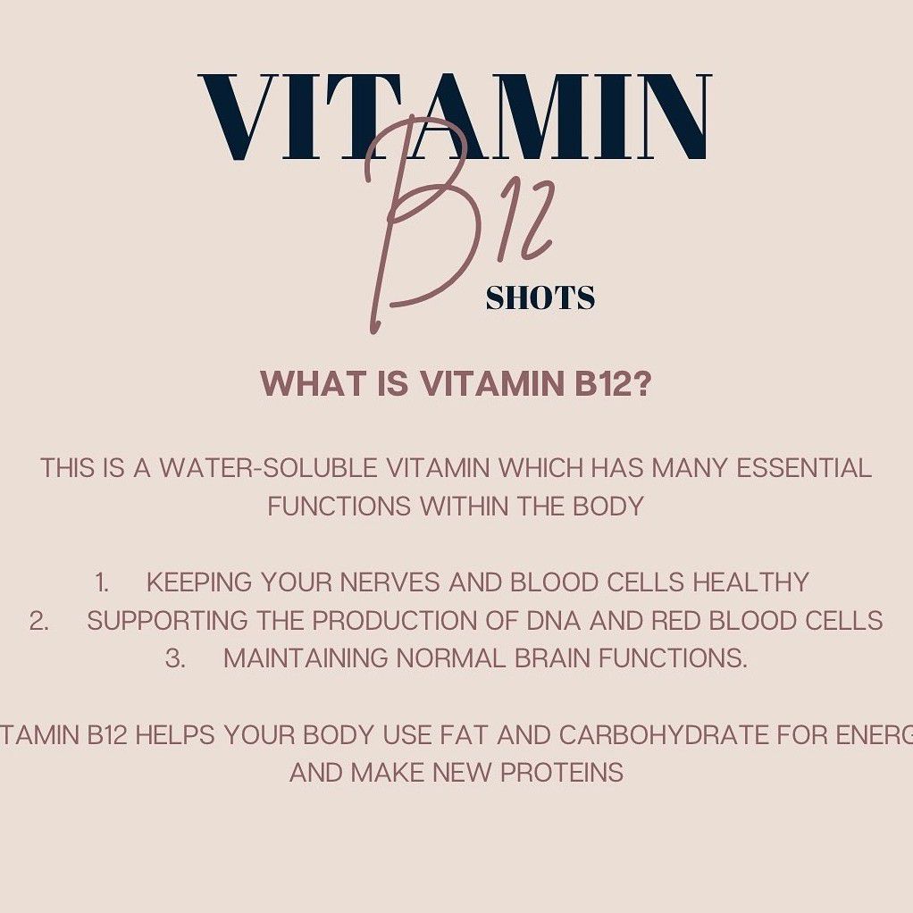 Vitamin B12 injections portfolio