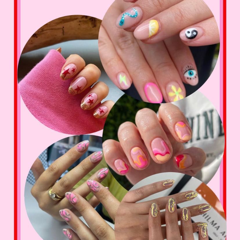 Gel Manicure Detailed Nail Art With Removal portfolio