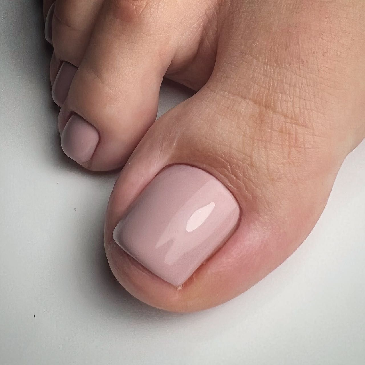 UV gel polish toes + deluxe pedicure portfolio
