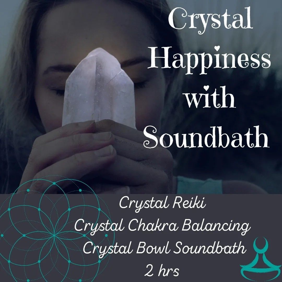 Crystal Happiness with Soundbath portfolio