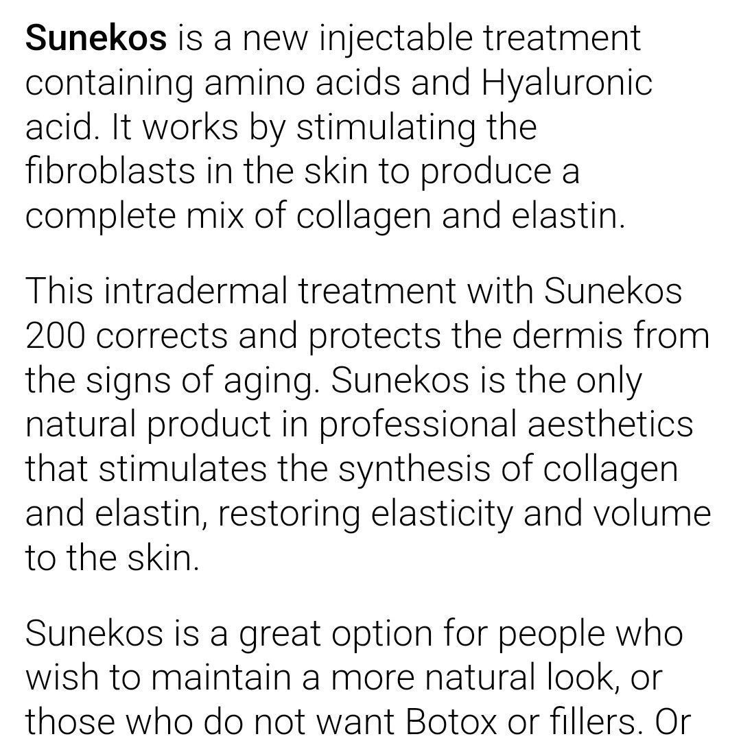 Sunekos Under Eye Booster portfolio