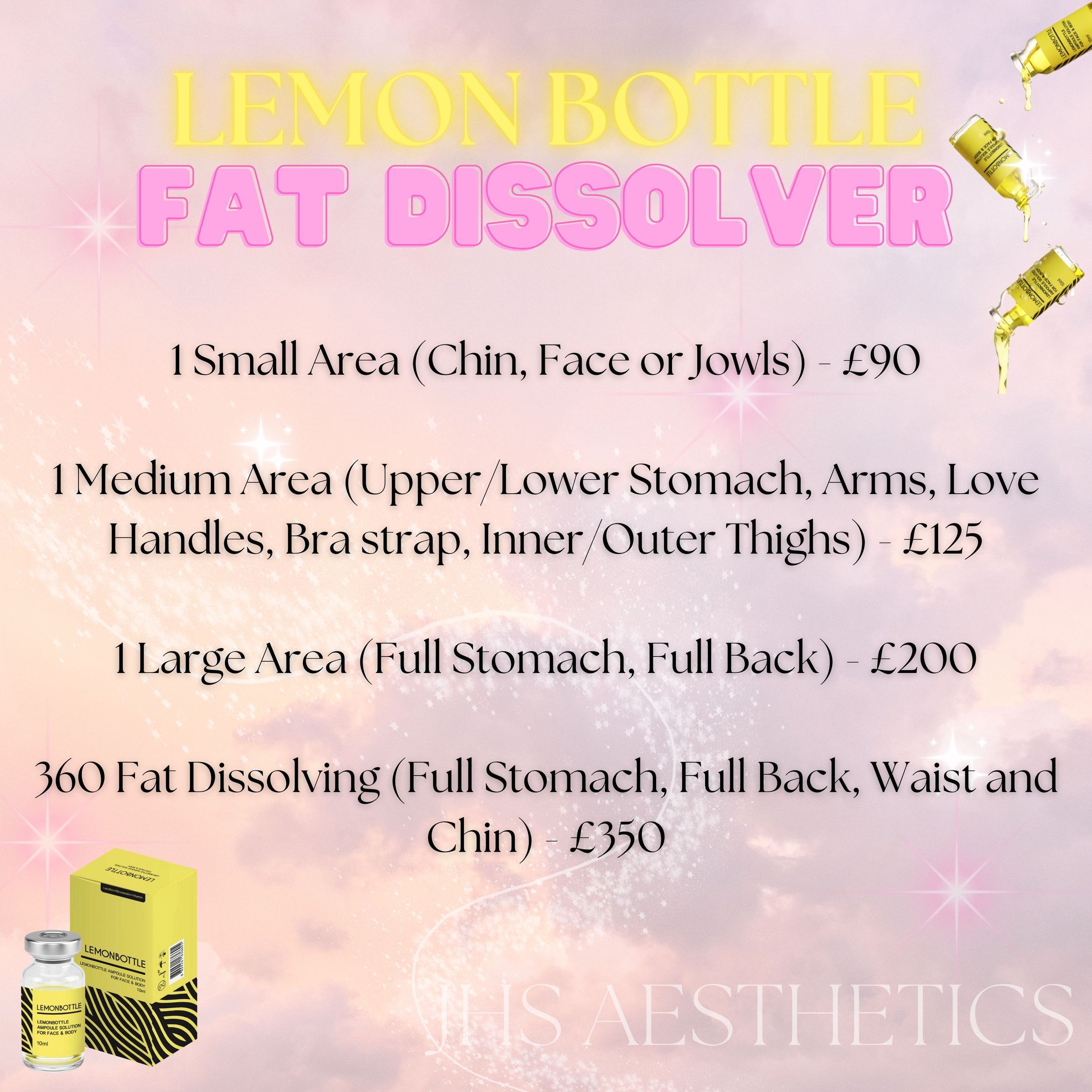 360 Lemon Bottle Fat Dissolve WHOLE BODY portfolio