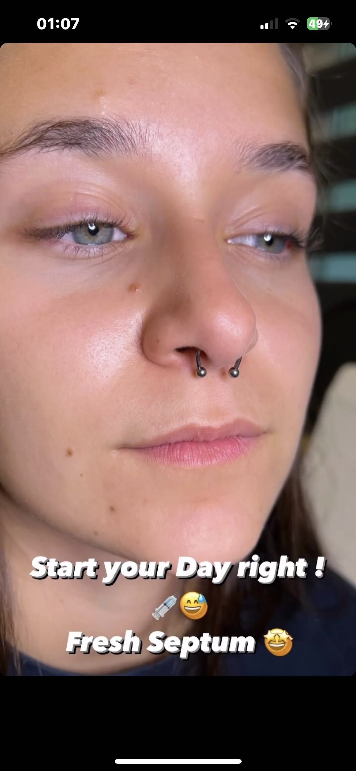 Face piercings (any area ) portfolio