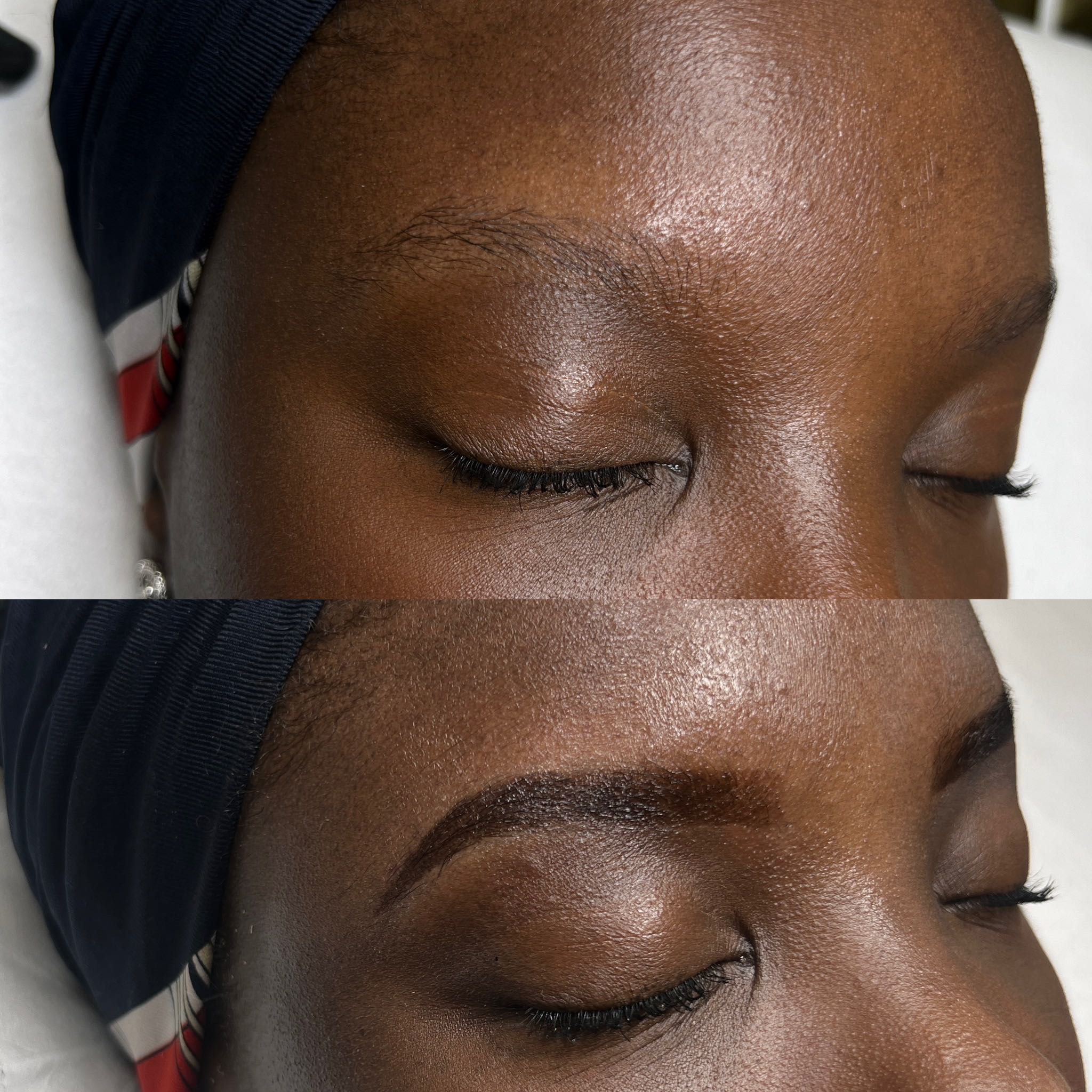 Henna brows with wax or tweezers portfolio