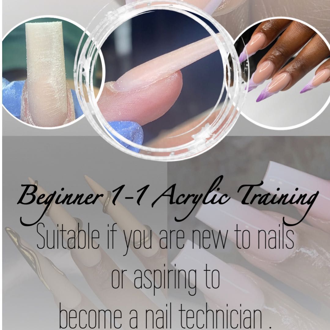 Beginner ACRYLIC 1-1 Training portfolio