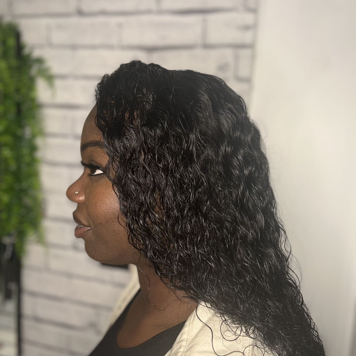 Frontal wig install (with/without glue) portfolio