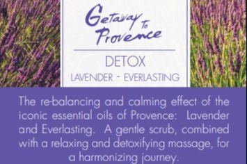 Getaway to Provence: Scrub and Full Body Massage portfolio