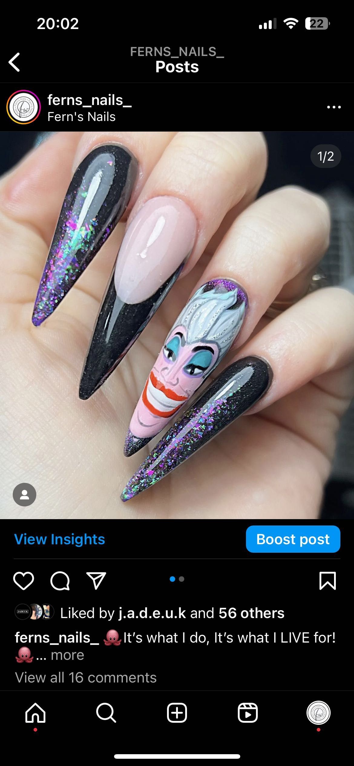 “Instagram” nails portfolio