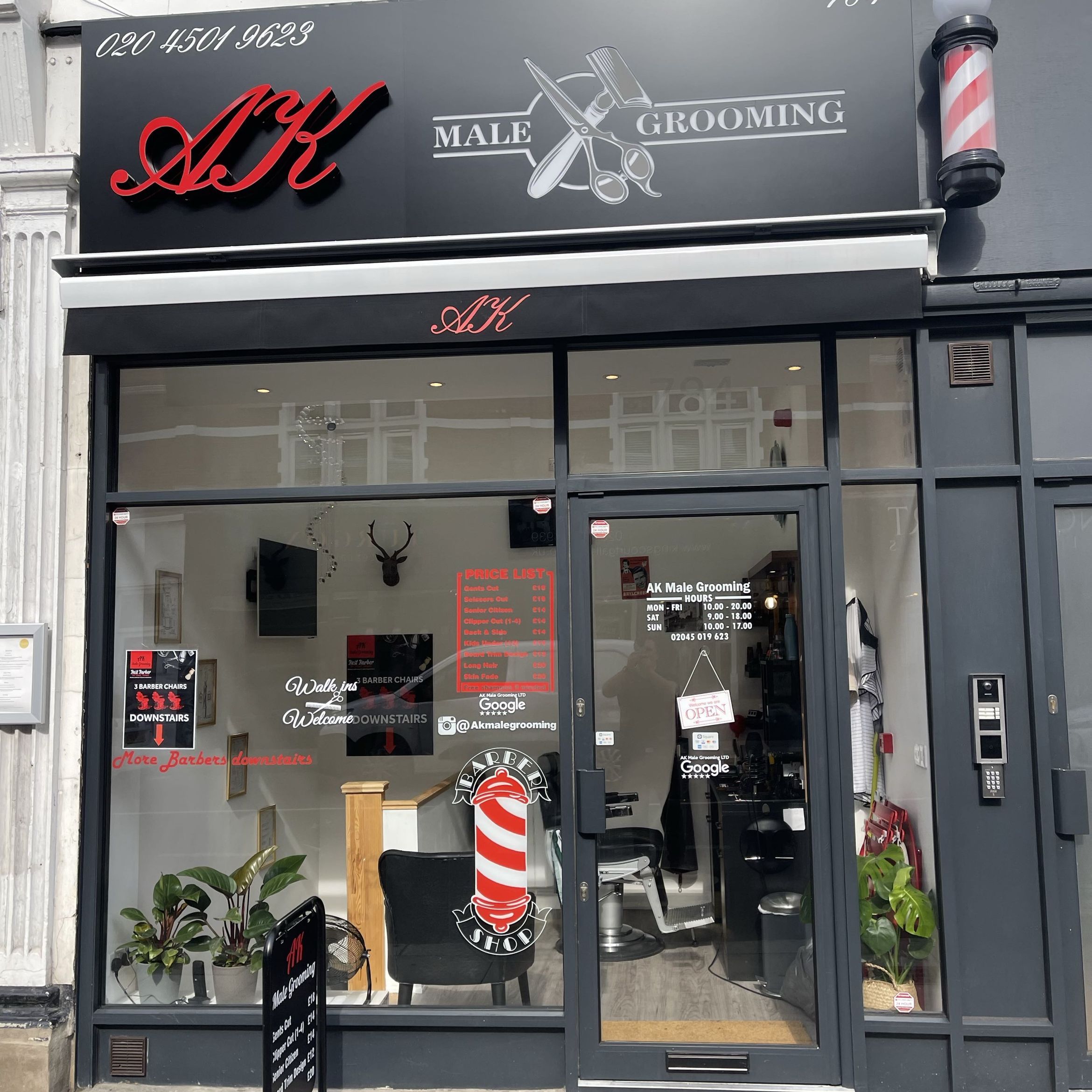 Ak Male Grooming -Barber Shop, 784 Fulham Road, SW6 5SL, London, London