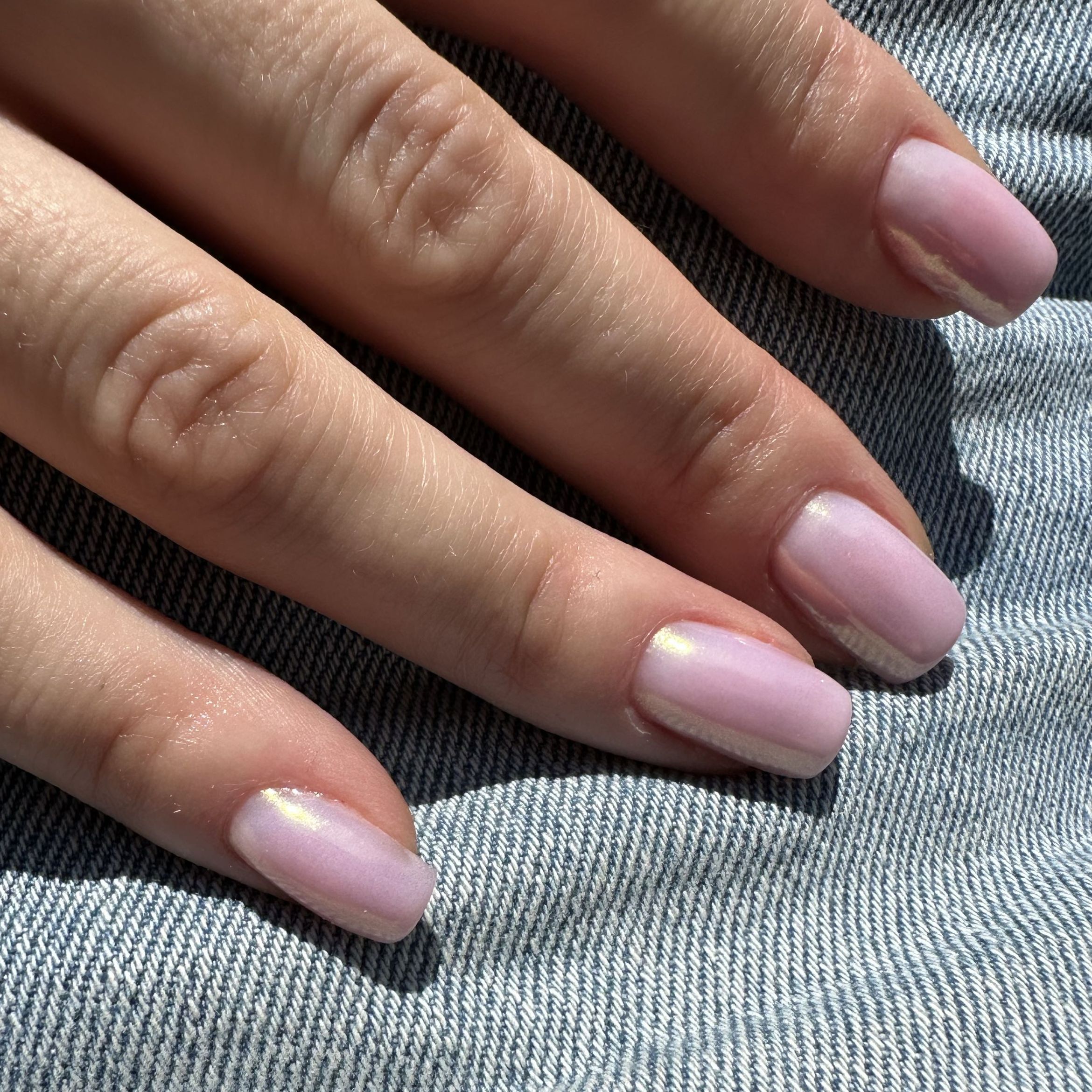 Natural Nail Overlay With Gel portfolio