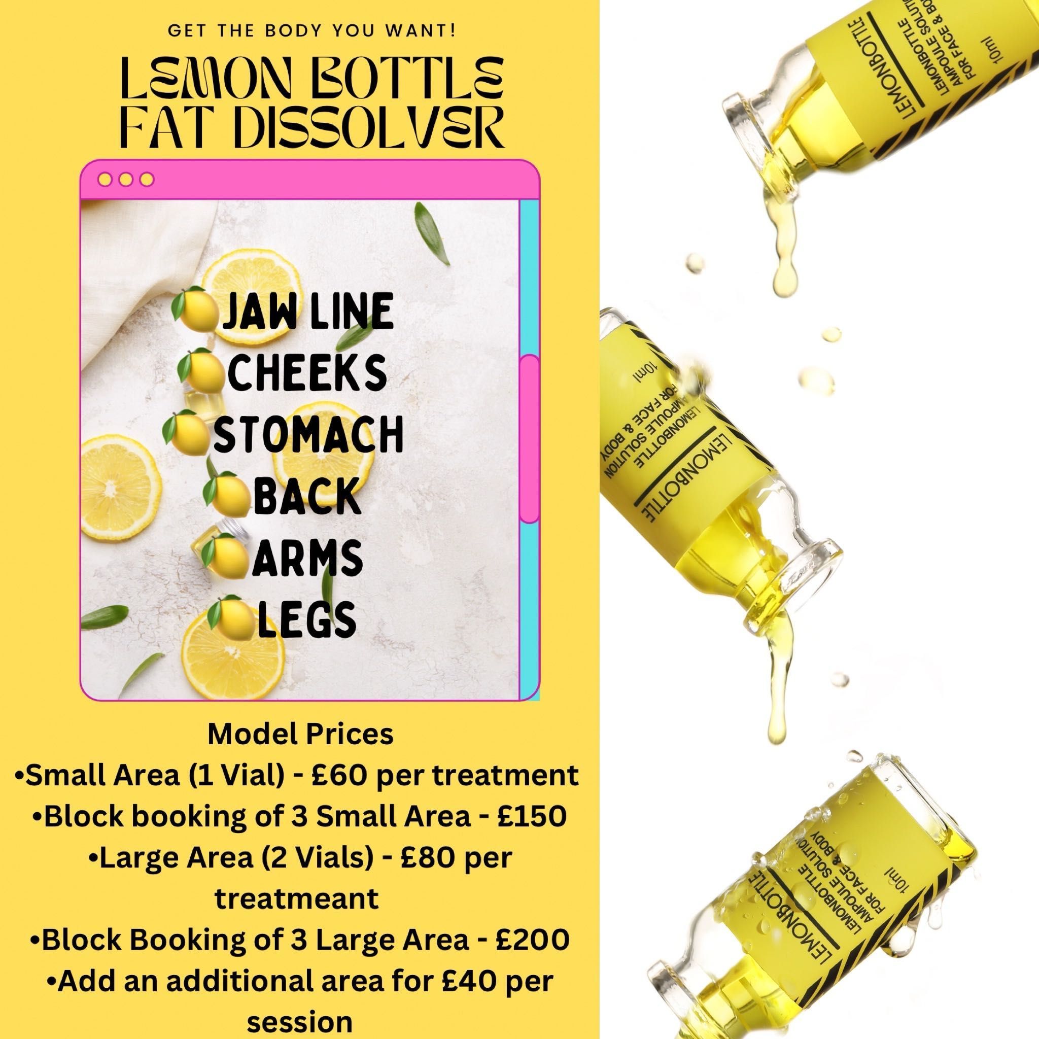 Lemon Bottle Fat Dissolver portfolio