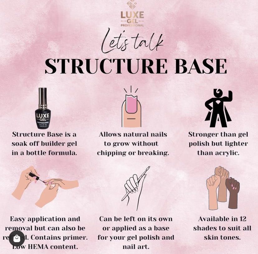 BIAB Luxe structure base /natural nails portfolio