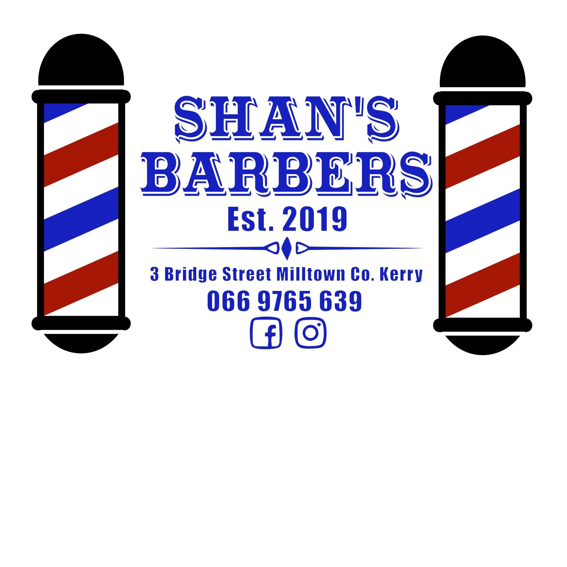 Shan's Barbers, 3 Bridge Street, Milltown, Killarney