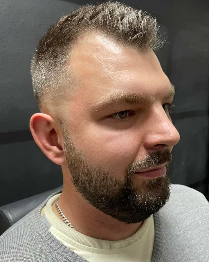 Portfolio usługi Combo strzyżenie włosów+ broda