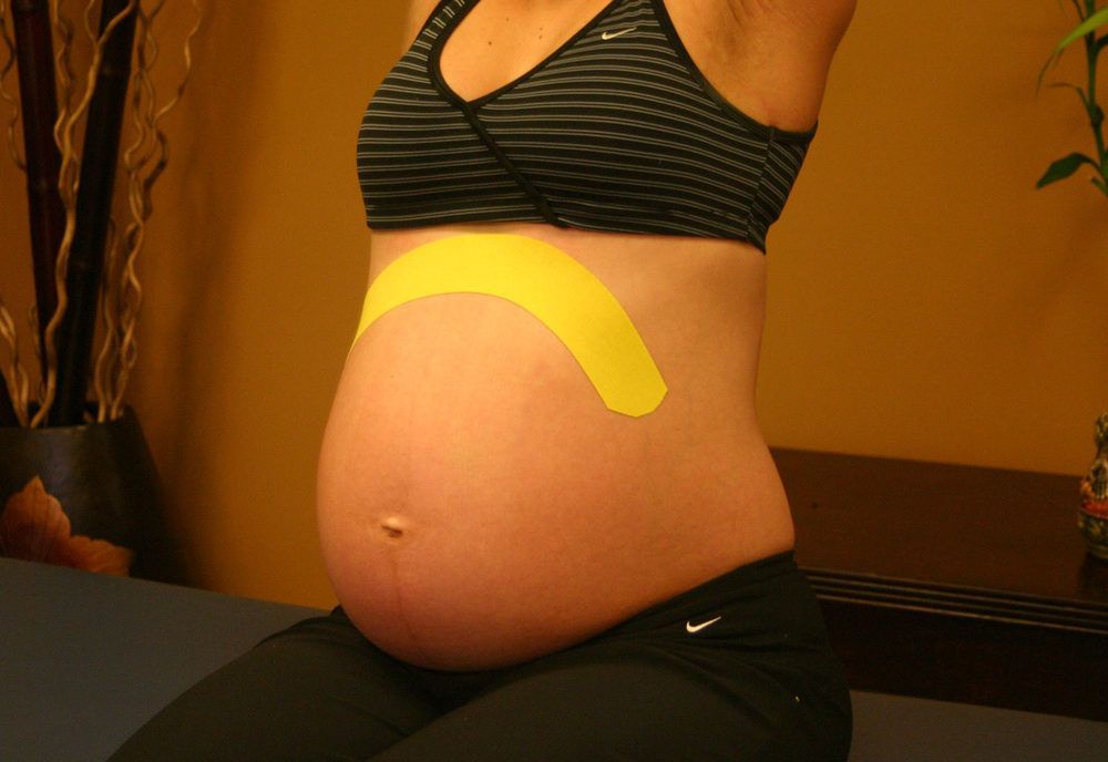 Portfolio usługi Kinesiotaping kobiet w ciąży i po porodzie