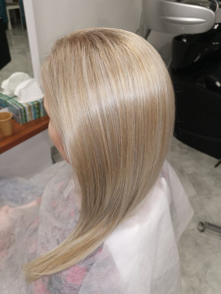 Portfolio usługi Farbowanie + strzyżenie "długie włosy"