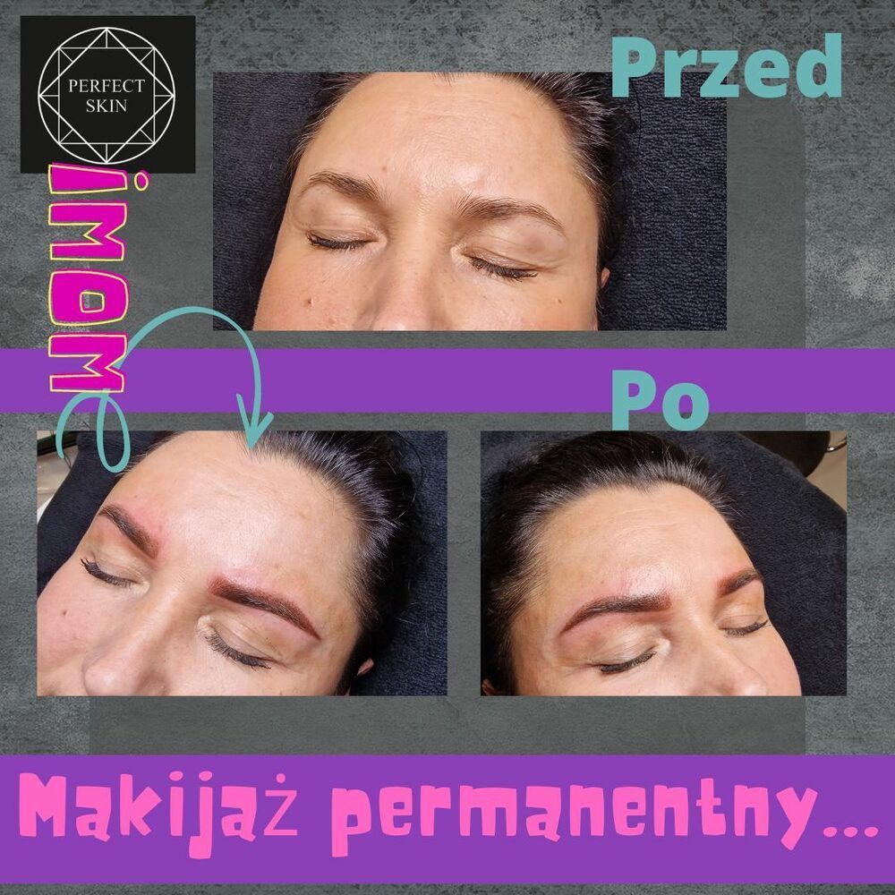 Portfolio usługi Makijaż permanentny brwi- metoda pudrowa