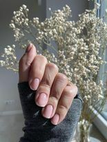 Portfolio usługi manicure french hybryda