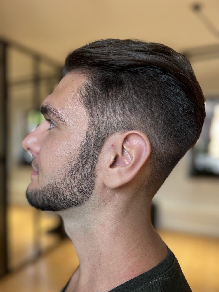 Portfolio usługi Combo - strzyżenie włosów krótkich i brody