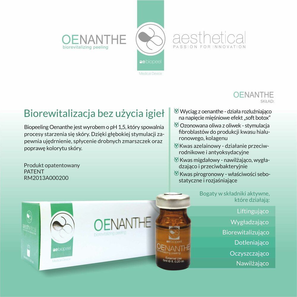 Portfolio usługi Peeling oenanthe (anti-aging)