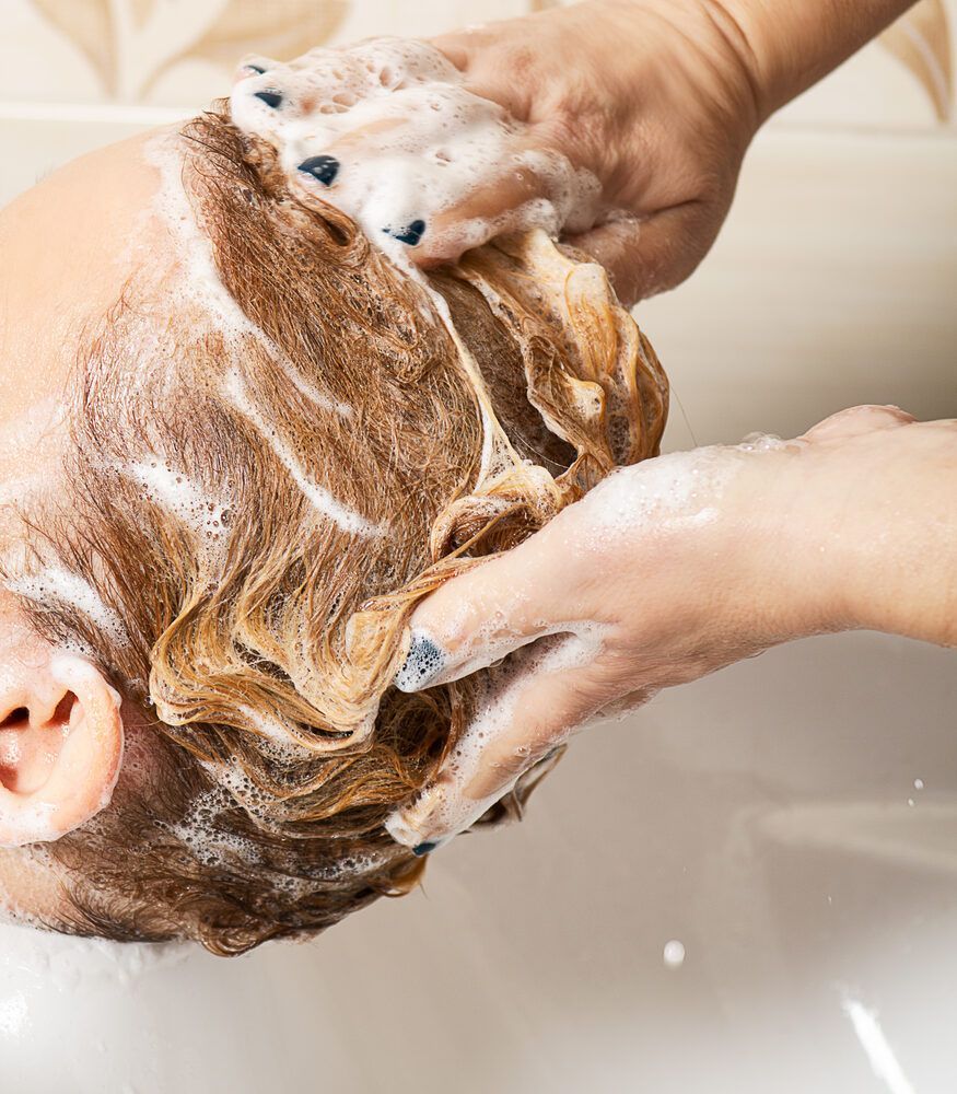 Portfolio usługi Mycie włosów z masażem