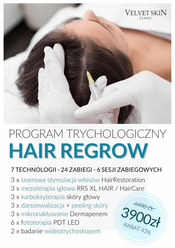 Portfolio usługi Program trychologiczny HAIR REGROW