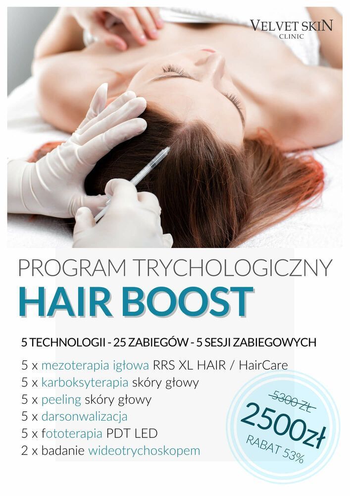 Portfolio usługi Program trychologiczny HAIR BOOST